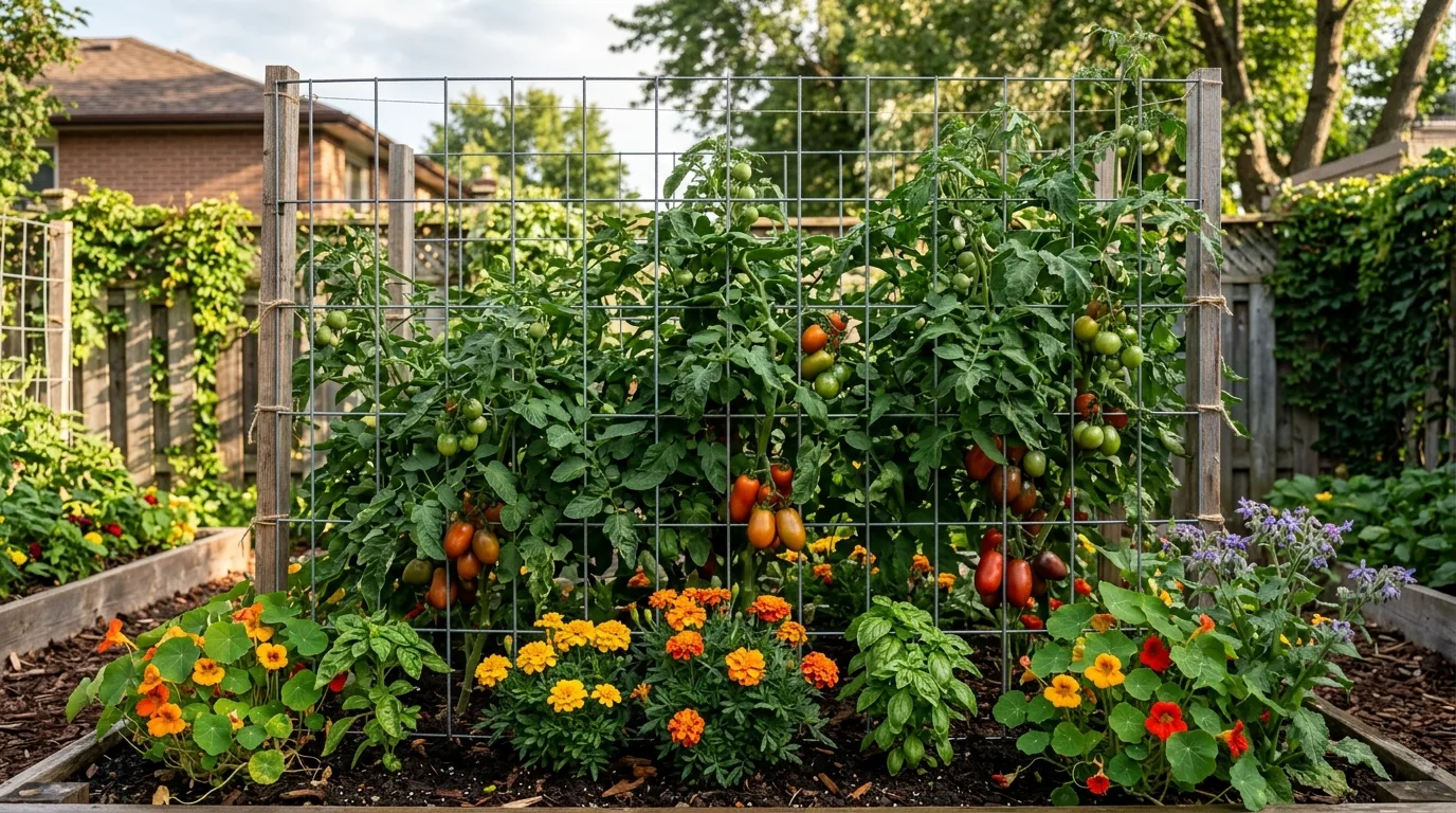 Wire Mesh Tomato Trellis